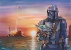 Galeria - zdjęcie nr. 2 - Puzzle 1000 PQ T. Kinkade Star Wars The Mandalorian Nowy kierunek 111745