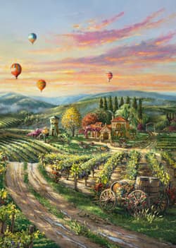 Galeria - zdjęcie nr. 2 - Puzzle 1000 PQ T. Kinkade Winnica w dolinie 111436