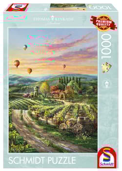 Puzzle 1000 PQ T. Kinkade Winnica w dolinie 111436