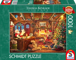 Puzzle 1000 PQ Thomas Kinkade święty Mikołaj czyta listy od dzieci 114391