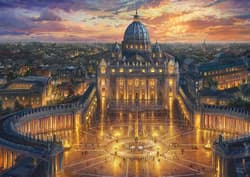 Galeria - zdjęcie nr. 2 - Puzzle 1000 PQ Watykan T.Kinkade 108393