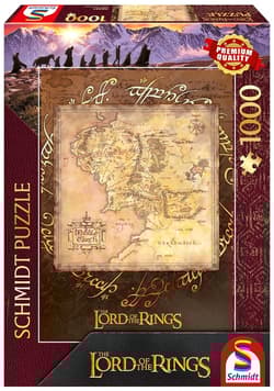 Puzzle 1000 PQ Władca Pierścieni Śródziemie 113469