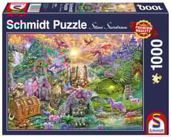 Puzzle 1000 PQ Zaczarowana kraina smoków 110003