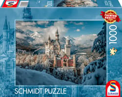 Puzzle 1000 PQ Zamek Neuschwanstein zimą  Niemcy 114402