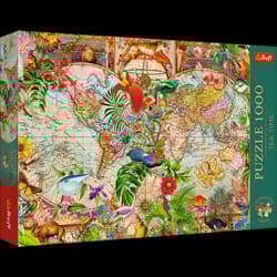Puzzle 1000 Premium Plus Antyczna mapa świata 12077