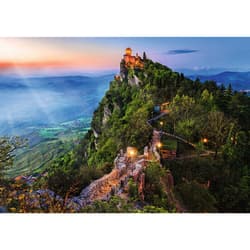 Galeria - zdjęcie nr. 2 - Puzzle 1000 Premium Plus Photo Odyssey Wieża Cesta San Marino 10822