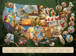 Galeria - zdjęcie nr. 2 - Puzzle 1000 Ptaki symbole amerykańskich stanów 113528