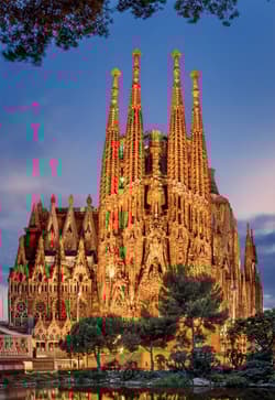 Galeria - zdjęcie nr. 2 - Puzzle 1000 Sagrada Familia Barcelona Hiszpania 109613