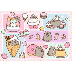 Galeria - zdjęcie nr. 2 - Puzzle 1000 Słodki Pusheen TREFL