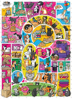 Galeria - zdjęcie nr. 2 - Puzzle 1000 Śmieszne koty 112235