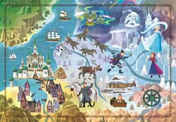 Galeria - zdjęcie nr. 2 - Puzzle 1000 Story maps Frozen 39666