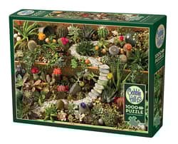 Puzzle 1000 Sukulenty w ogrodzie 112205