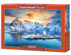 Puzzle 1000 Sunrise on Sakrisoy, Lofoten CASTOR