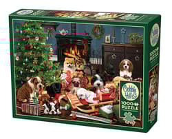 Puzzle 1000 Świąteczne szczenięta 113020
