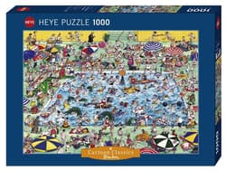 Puzzle 1000 Szaleństwo na basenie