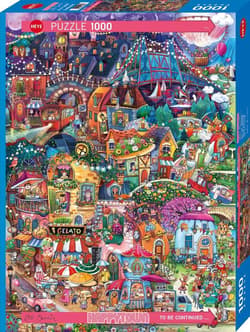 Puzzle 1000 Szczęśliwe miasto, Dobry wieczór