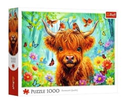 Puzzle 1000 Szkocka krowa TREFL