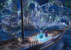 Galeria - zdjęcie nr. 2 - Puzzle 1000 T.Kinkade PQ Kraina lodu Miłość i Magia Disney 114002