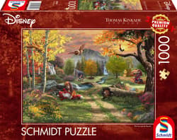 Puzzle 1000 T.Kinkade PQ Lis i Pies Disney 114000