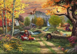Galeria - zdjęcie nr. 2 - Puzzle 1000 T.Kinkade PQ Lis i Pies Disney 114000