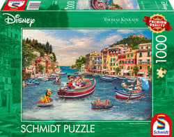 Puzzle 1000 T.Kinkade PQ Myszka Miki & Minnie Wakacje we Włoszech Disney 114003
