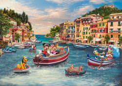 Galeria - zdjęcie nr. 2 - Puzzle 1000 T.Kinkade PQ Myszka Miki & Minnie Wakacje we Włoszech Disney 114003