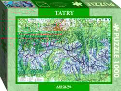 Puzzle 1000 Tatry mapa turystyczna 1:50 000