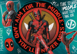 Galeria - zdjęcie nr. 2 - Puzzle 1000 Trefl Premium Plus Marvel Deadpool 10835