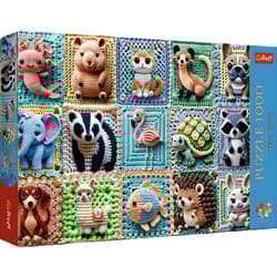 PUZZLE 1000 Trefl Premium Plus Szydełkowe zwierzątka 12093