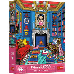 Puzzle 1000 Trefl Premium Plus The Art of Colour Domowa galeria sztuki 12163