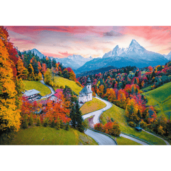 Galeria - zdjęcie nr. 2 - Puzzle 1000 UFT At the Foot of Alps Bavaria Germany 10703