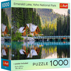Puzzle 1000 USA Collection Emerald Lake, Yoho National Park