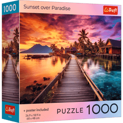 Puzzle 1000 USA Collection: Sunset over Paradise