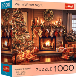 Puzzle 1000 USA Collection: Warm Winter Night