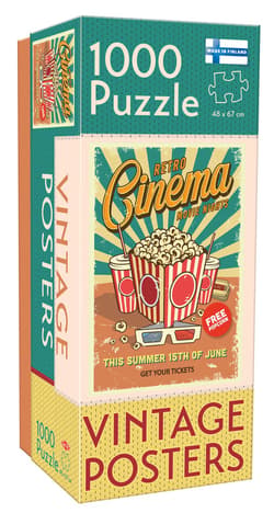 Puzzle 1000 Vintage Posters Retro Cinema 59212