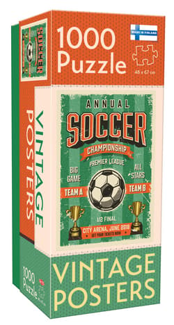 Puzzle 1000 Vintage Posters Soccer Championship 59210