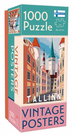 Puzzle 1000 Vintage Posters Tallinn 58659