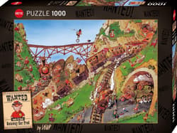 Puzzle 1000 Wanted!-Fred, Loup