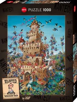 Puzzle 1000 Wanted!-Suzie, Loup