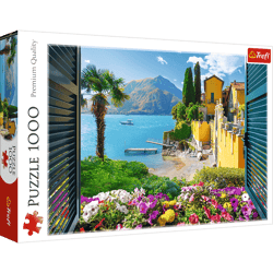 Puzzle 1000 Widok na jezioro Como 10951