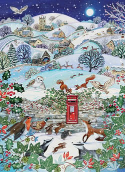 Galeria - zdjęcie nr. 2 - Puzzle 1000 Wieś zimową nocą 112695