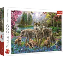 Puzzle 1000 Wilcza rodzina 10558