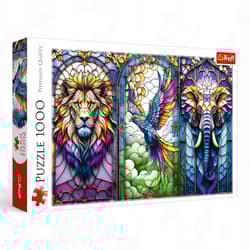 PUZZLE 1000 Witraż Zwierzęta 10957