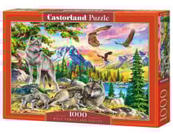Puzzle 1000 Wolf Family and Eagles C-104970-2
