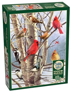 Puzzle 1000 Zimowe ptaki 113558