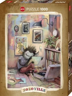 Puzzle 1000 Zozoville. Miłośnik płyt winylowych