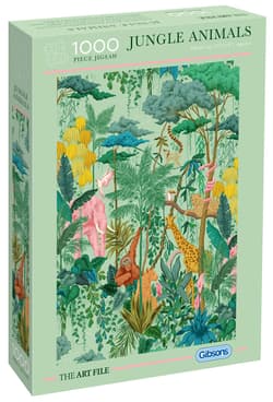 Puzzle 1000 Zwierzęta w dżungli 112572