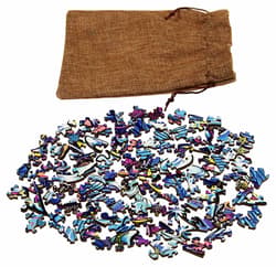 Galeria - zdjęcie nr. 3 - Puzzle 101 drewniane kolorowe Płetwal błękitny