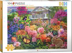 Puzzle 104 Bunny Garden by Chris Bigelow 6704-6023