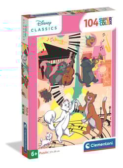 Puzzle 104 Super kolor Aristocats 25048